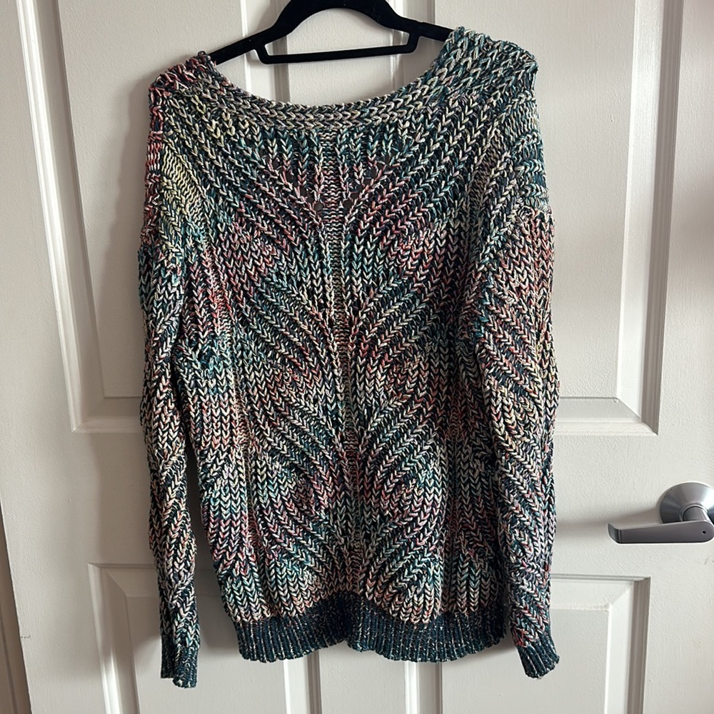 Anthropology tie dye oversized sweater XS - Picture 2 of 3